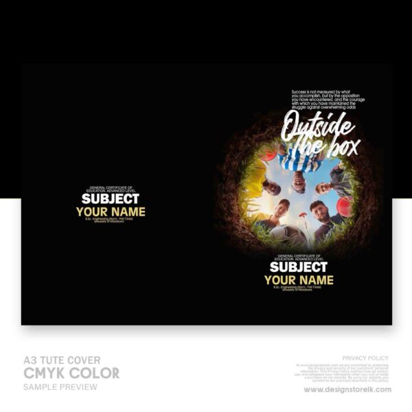 100 - A3 Tute Cover - Image 2