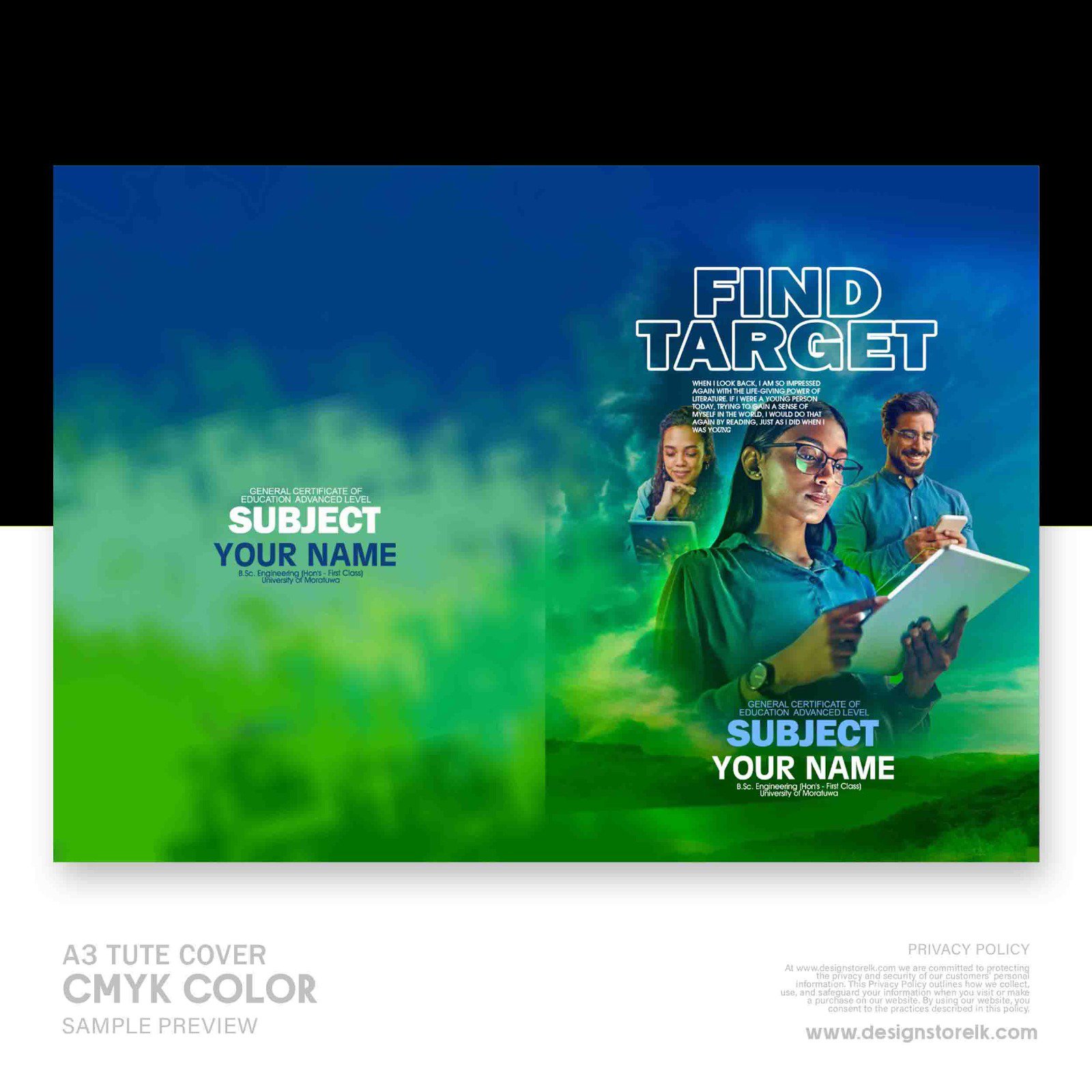 100 - A3 Tute Cover - Image 2